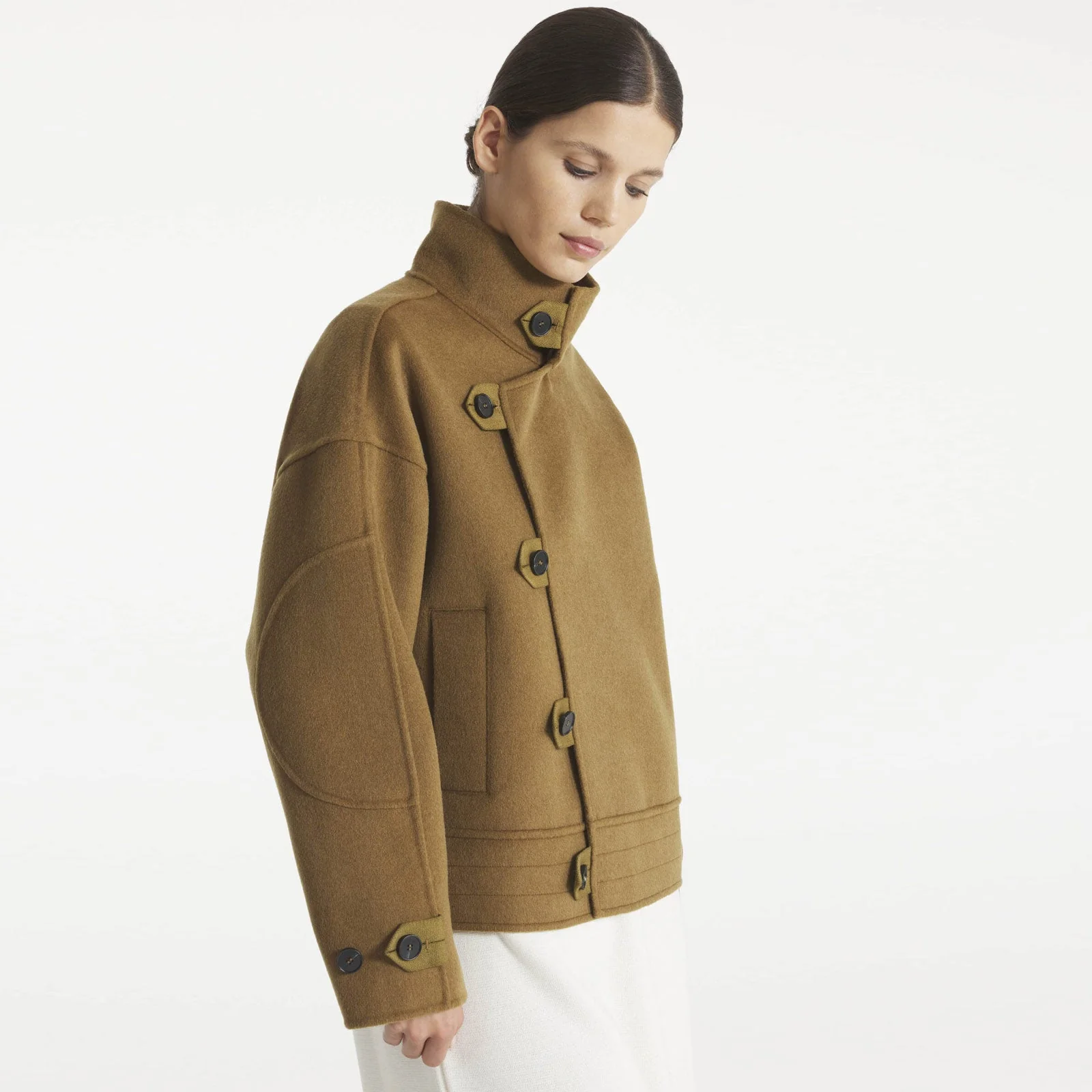 Vastine Military Jacket camel - Image 3