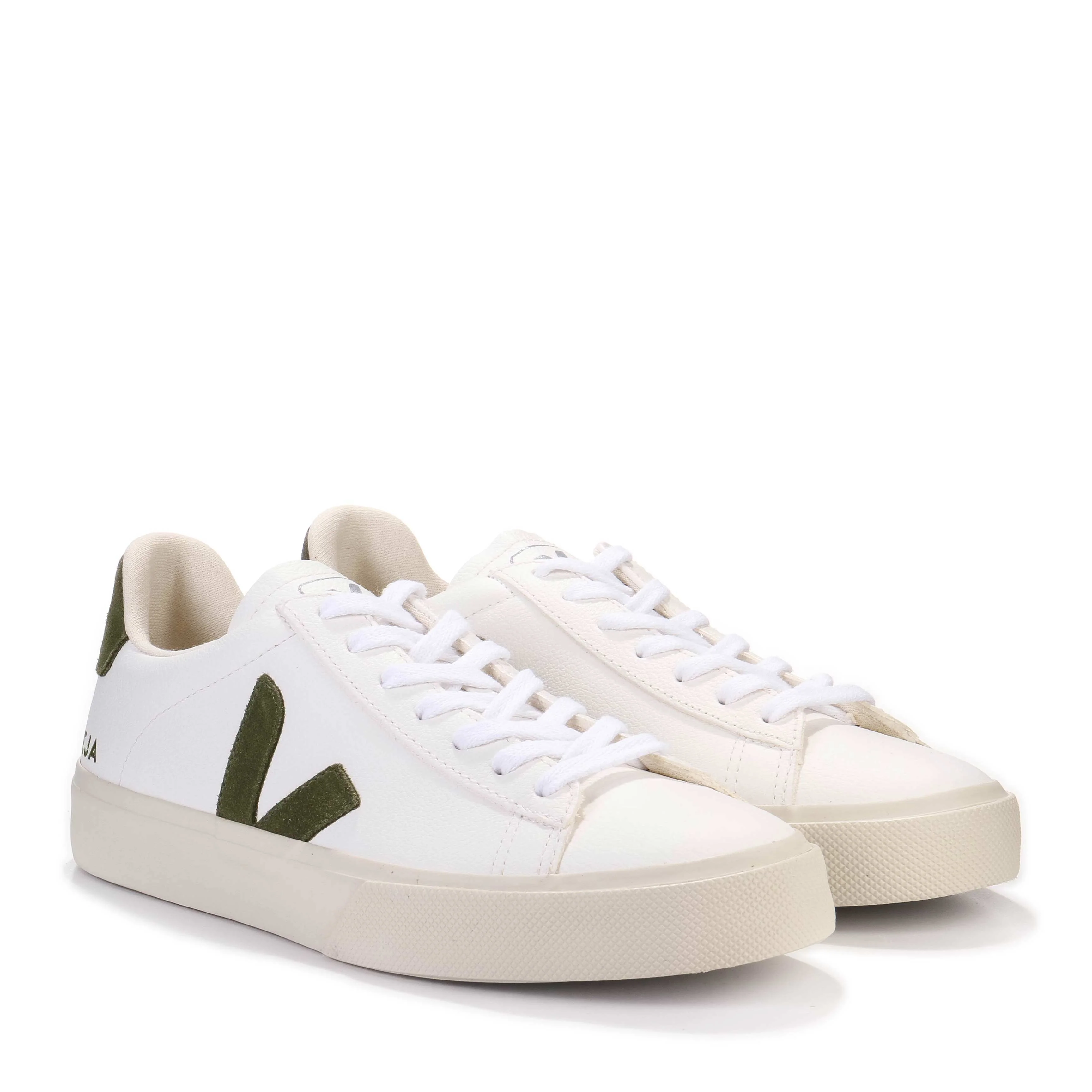 Campo W Leather white/kaki - Image 2