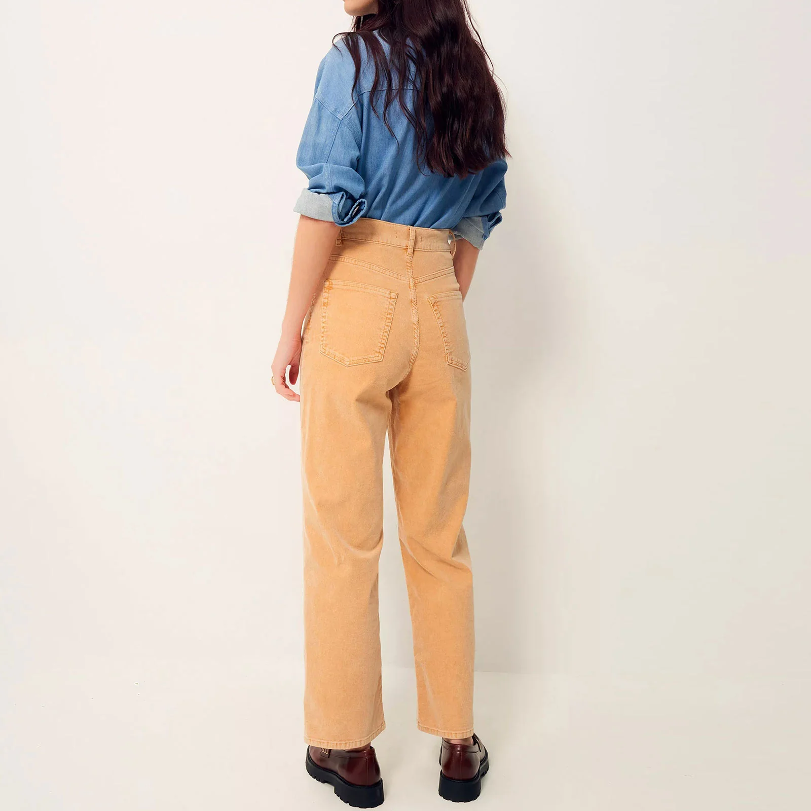 Velvet Cruise Cord Trouser solar alba - Image 3