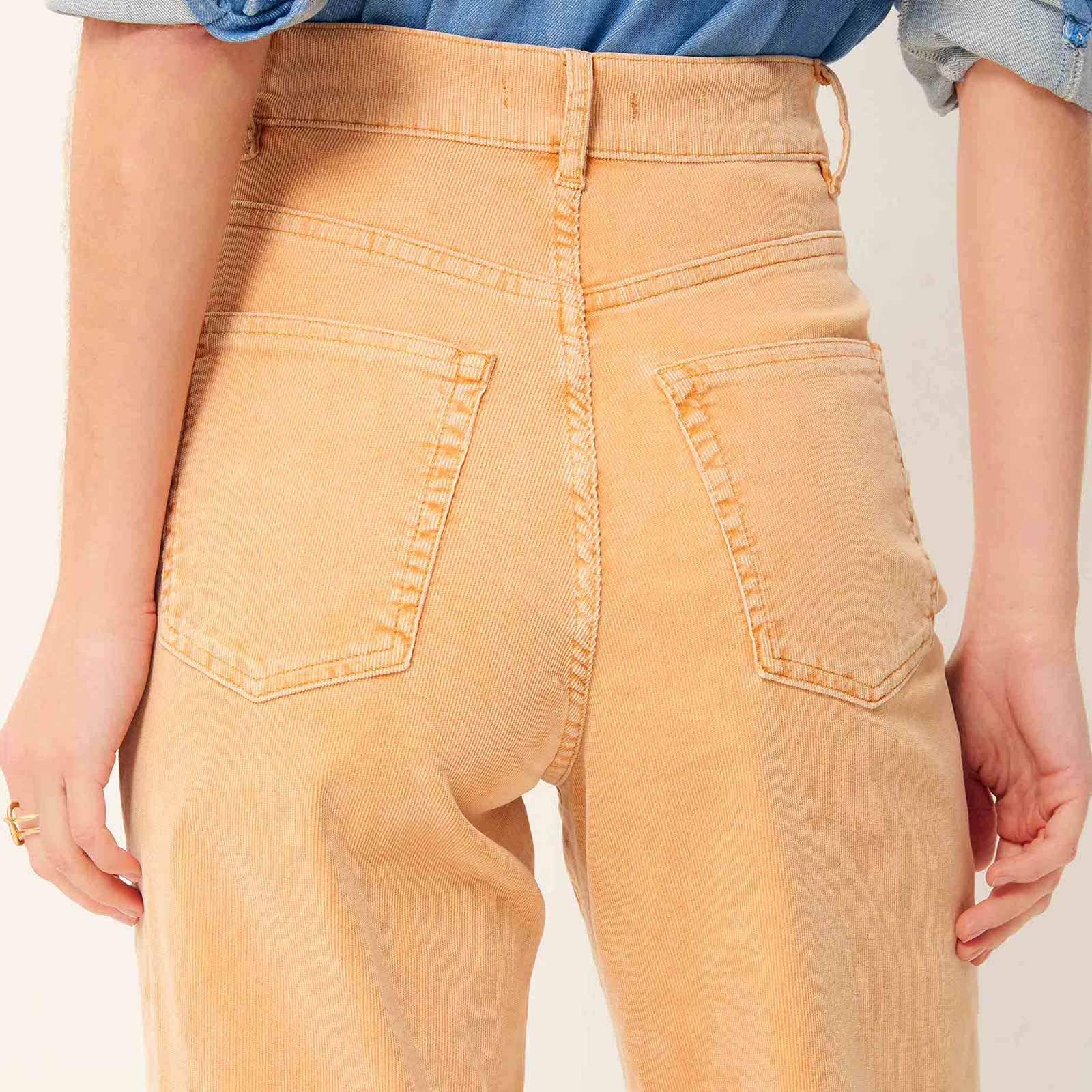 Velvet Cruise Cord Trouser solar alba - Image 4