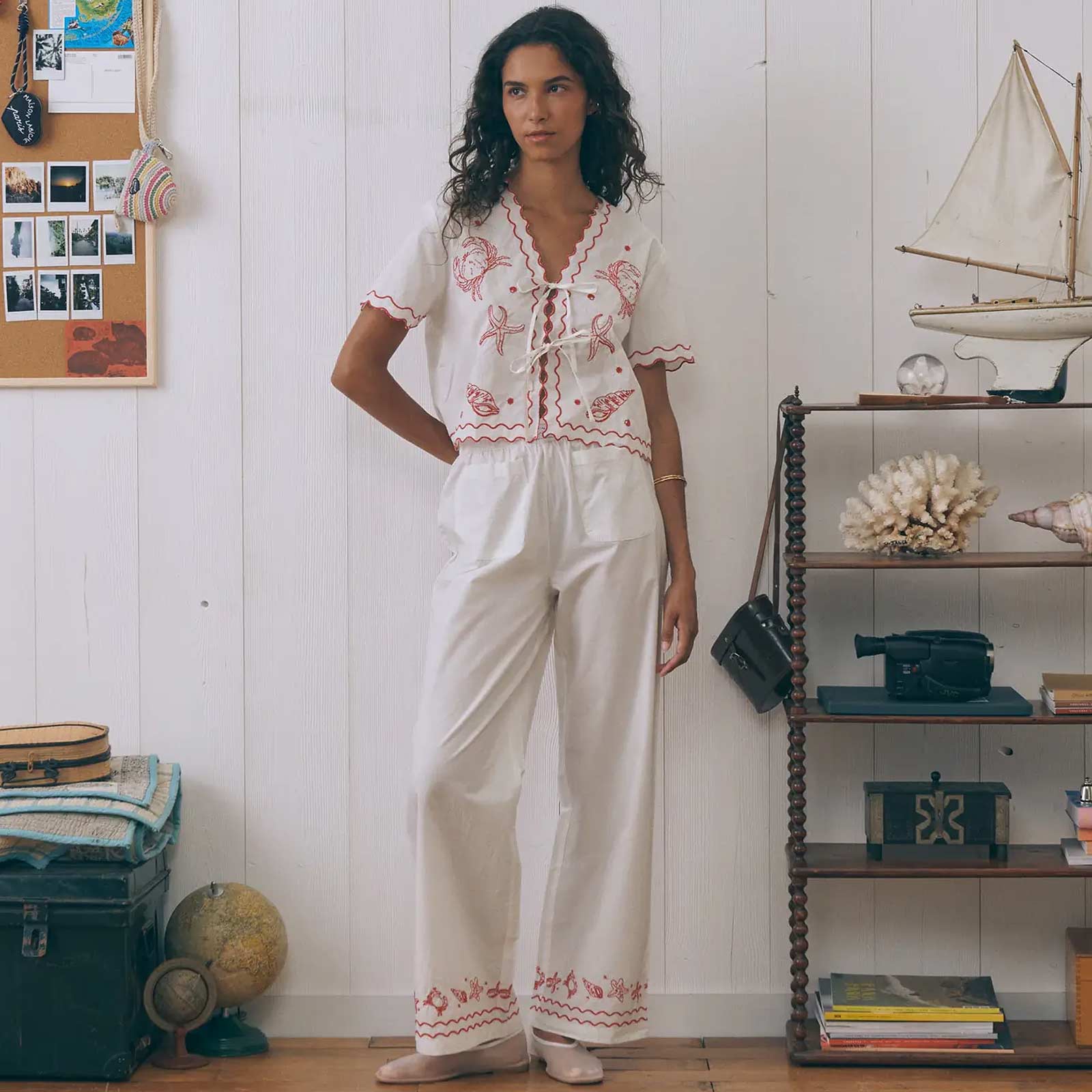 Veneur Blouse seashells offwhite - Image 3