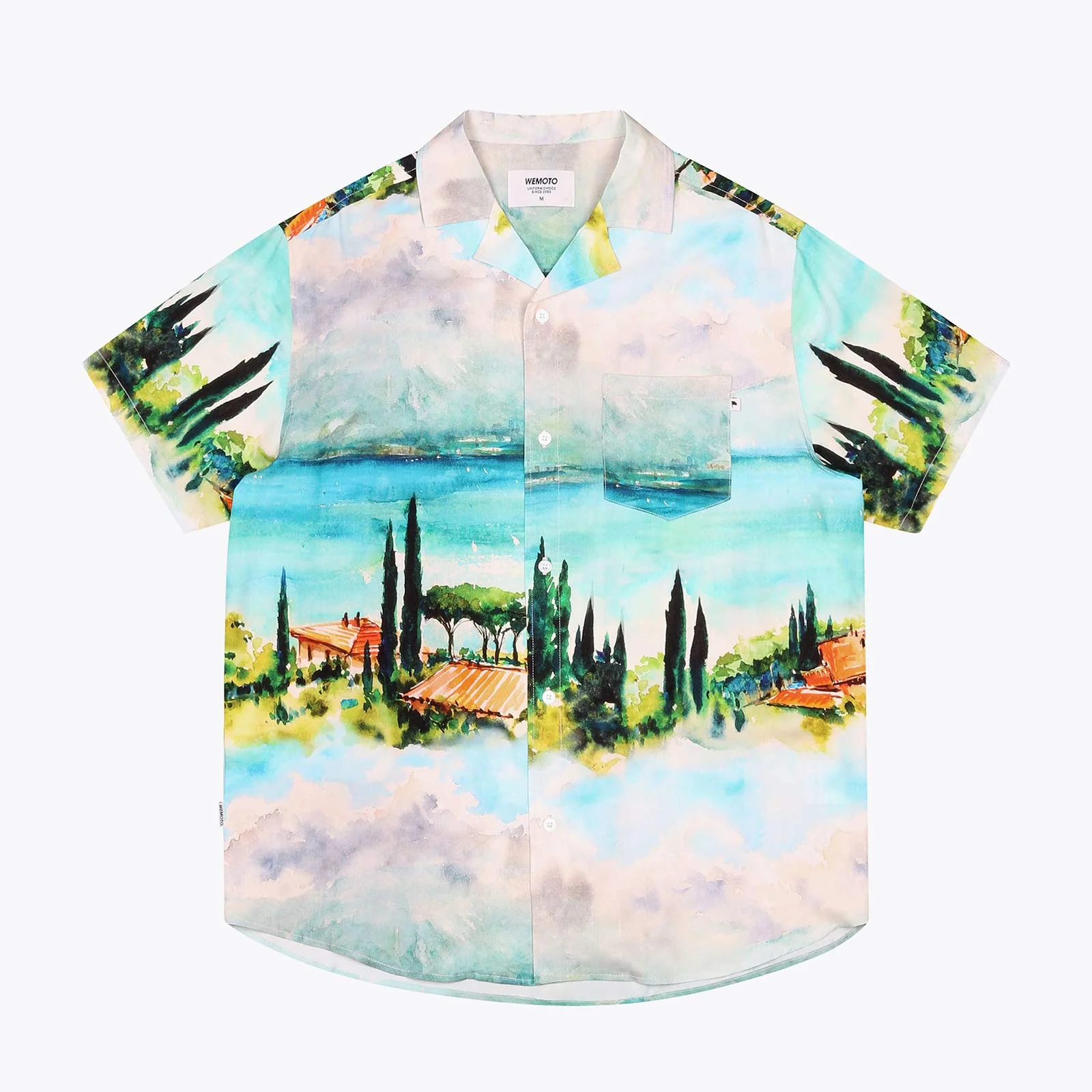Vernon Short Sleeve Shirt sea print - Image 4