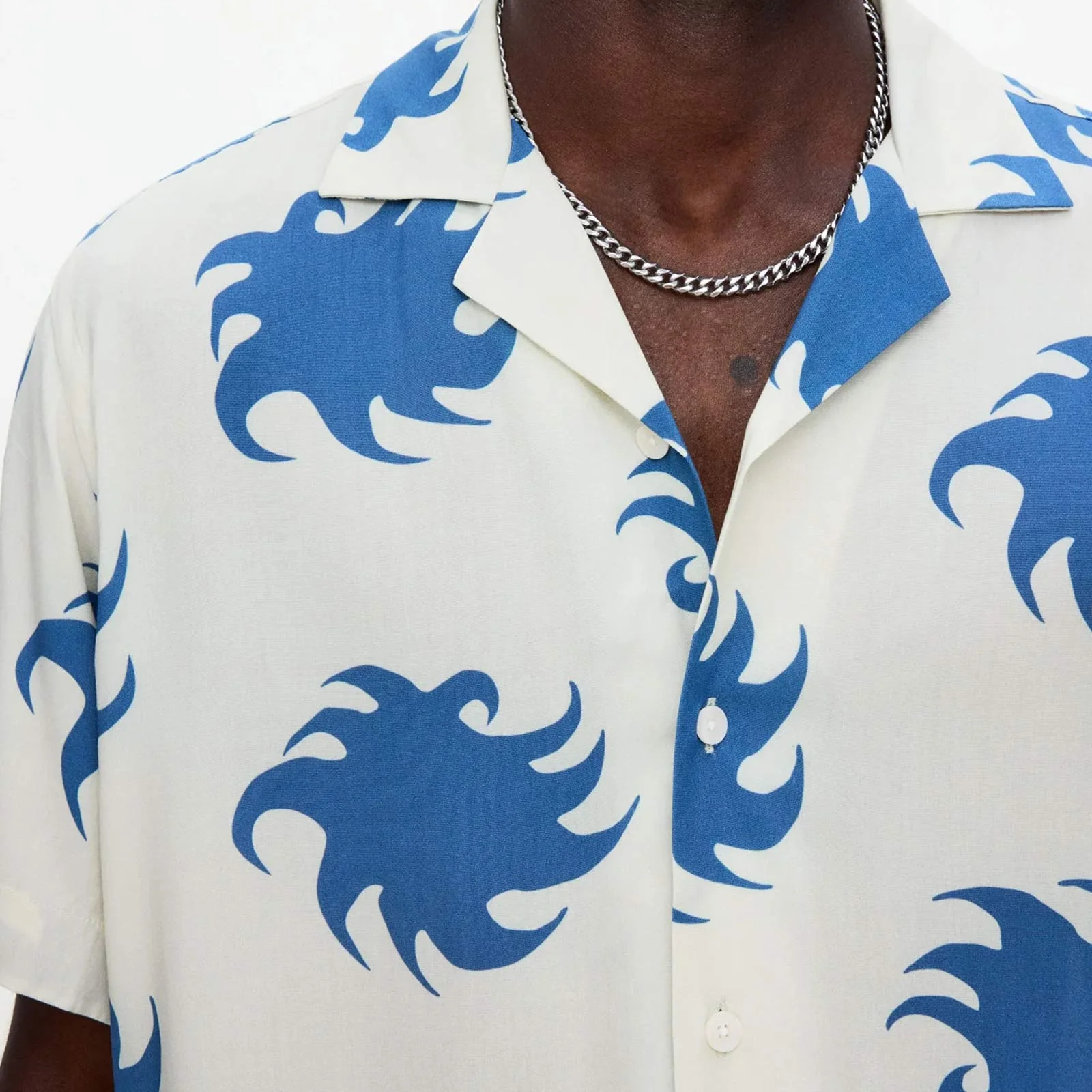 Viscose Shirt sky ember - Image 4