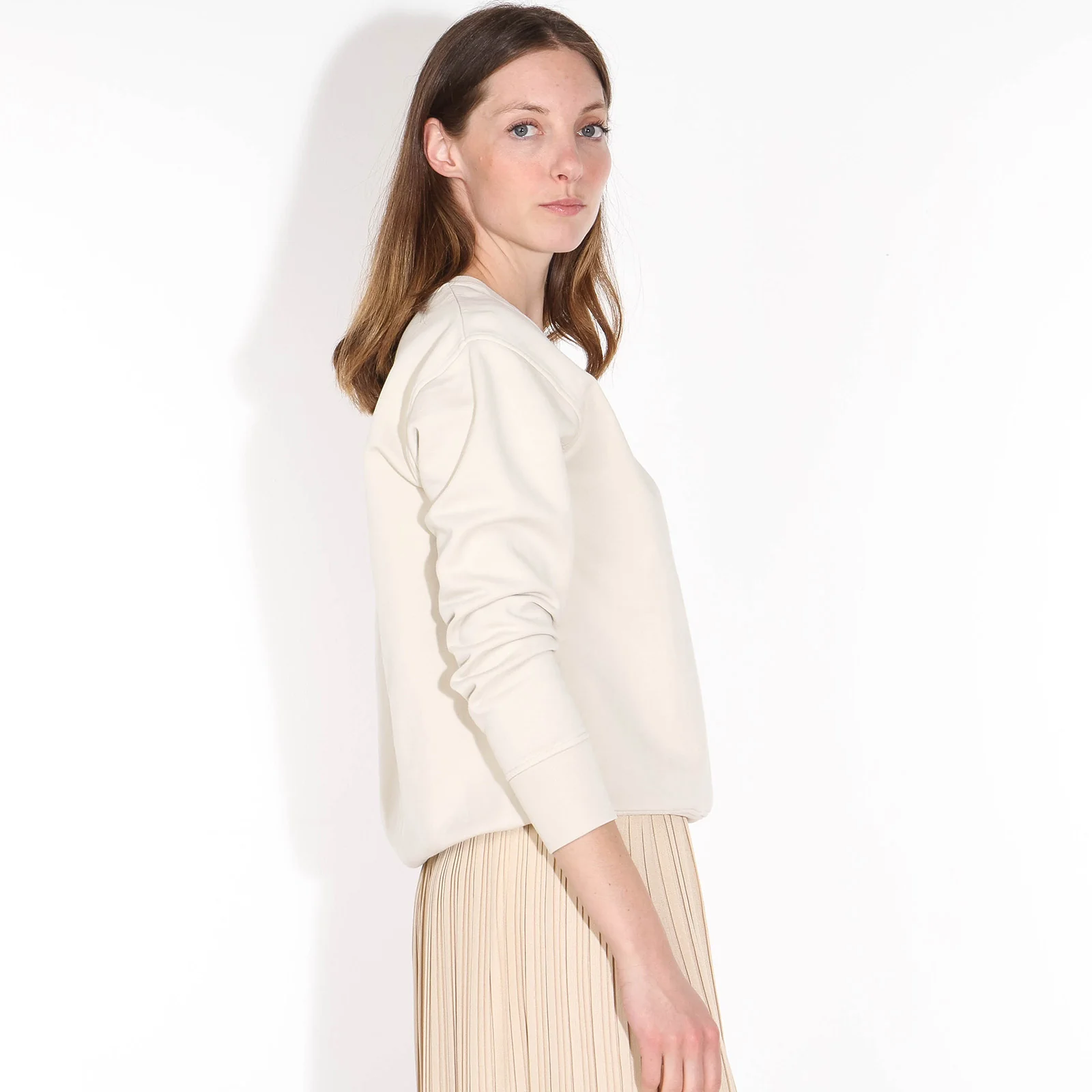 W Classic Organic Crew ivory white - Image 4