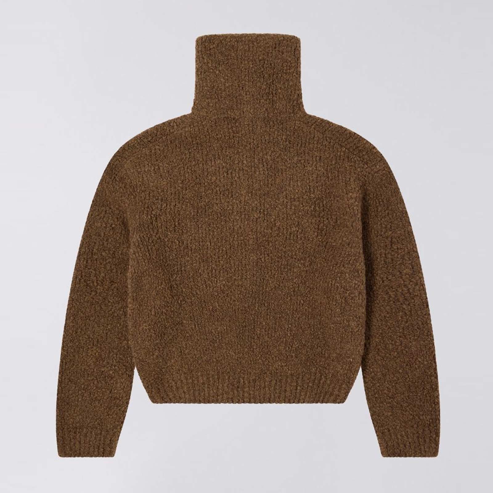 W´ Neva Half Zip Sweater taupe garment washed - Image 2