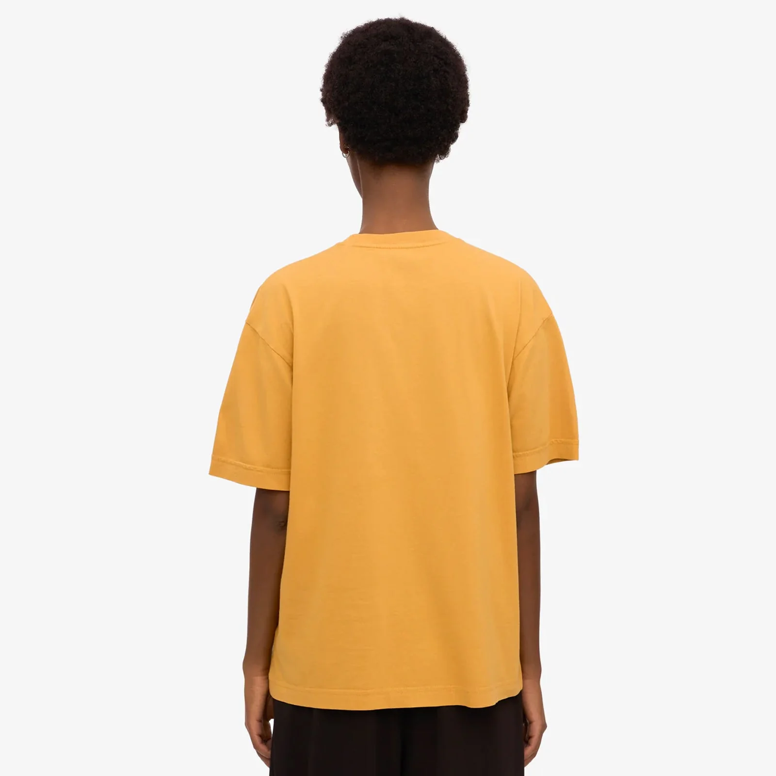 W Organic Oversized Tee burned yellow - Image 2