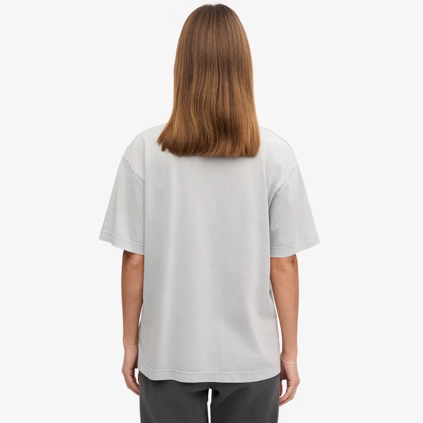 W Organic Oversized Tee faded grey - Image 2