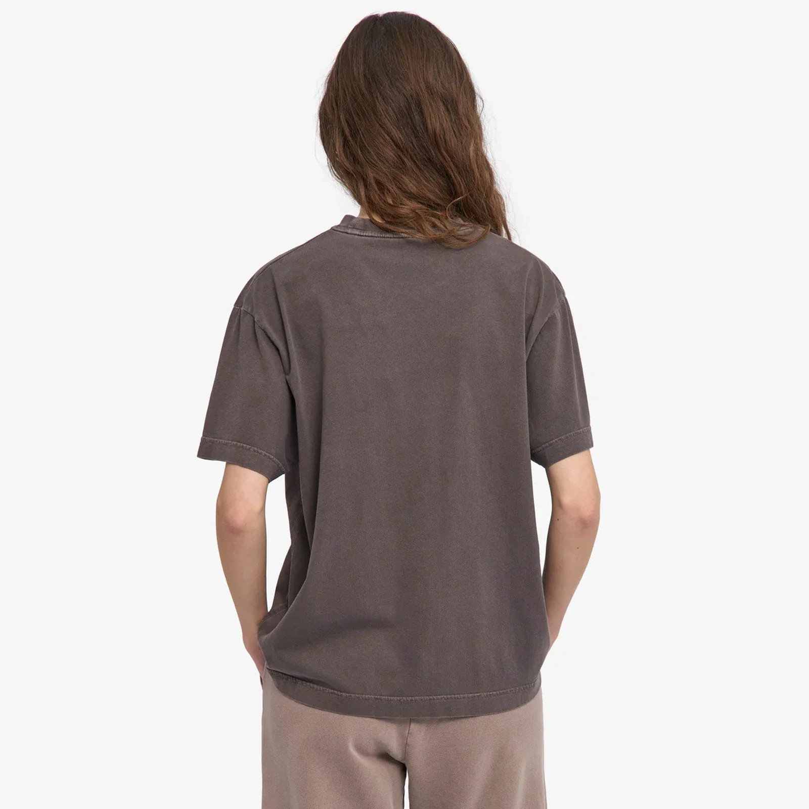 W Organic Oversized Tee faded mud - Image 2