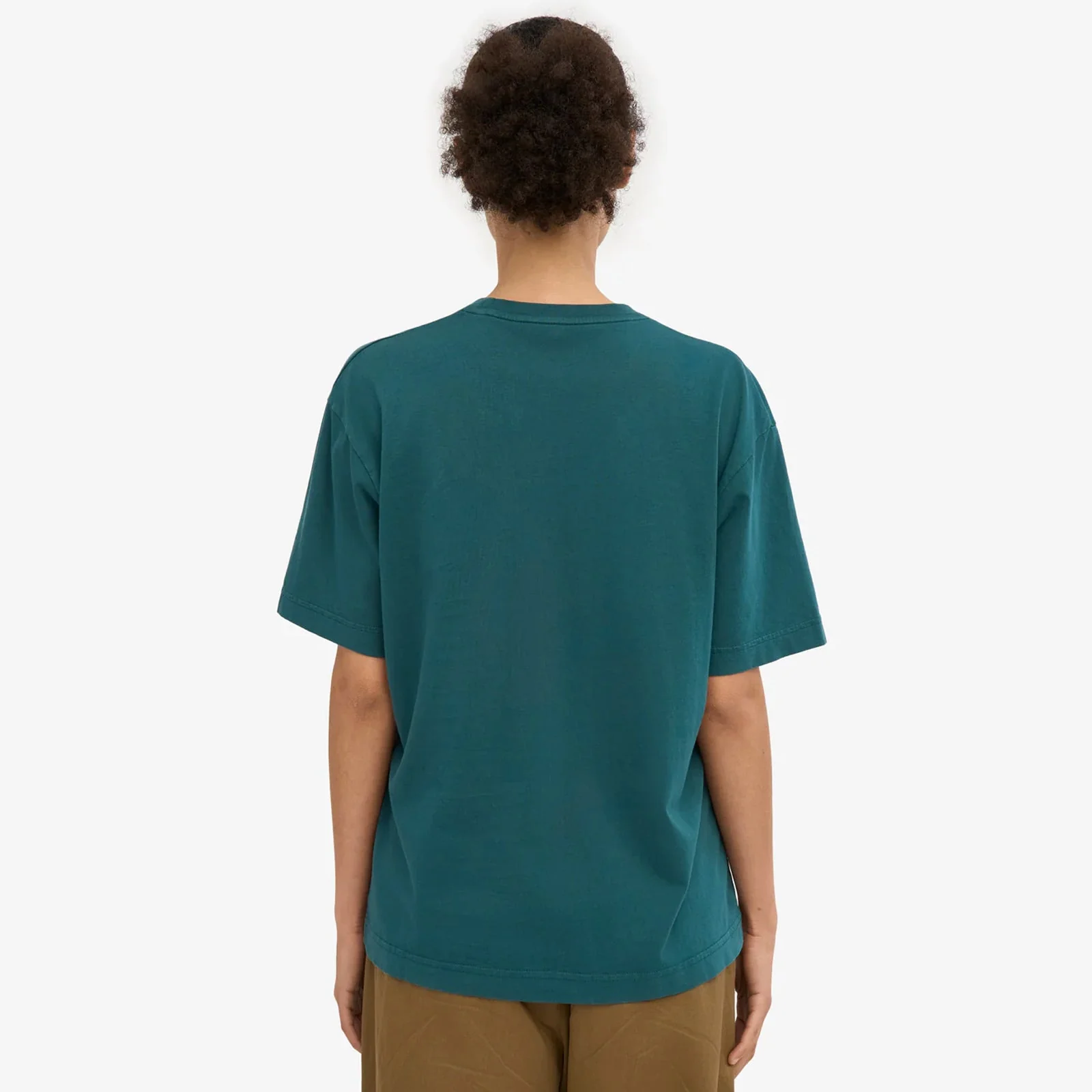 W Organic Oversized Tee ocean green - Image 2