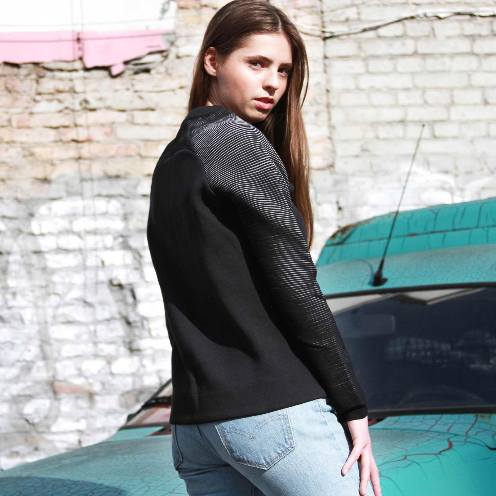 W Tech Fleece Crew black - Image 7