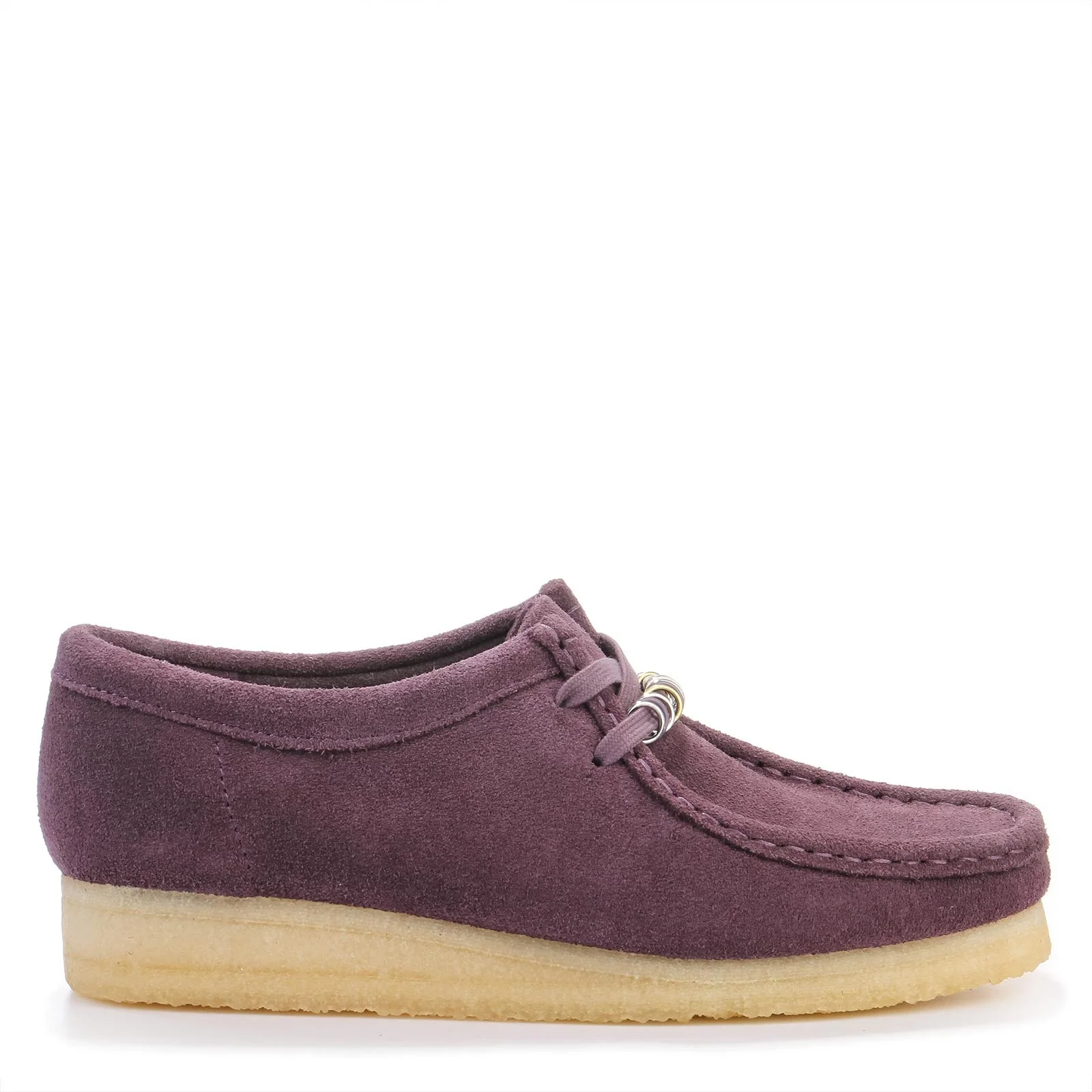 Wallabee W Suede plum