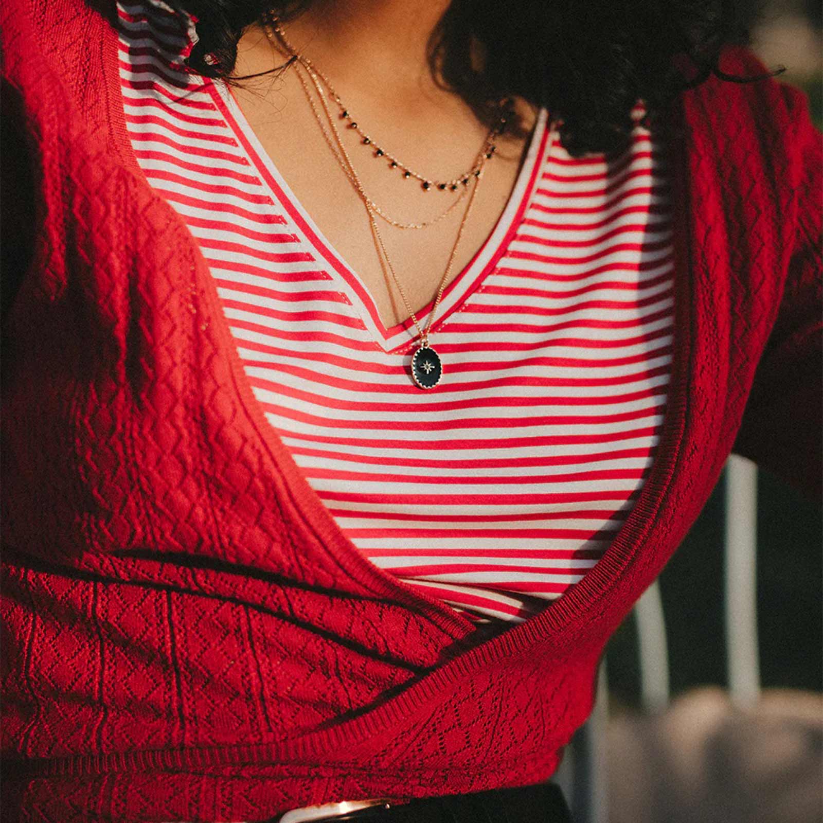 Wallis Cardigan coquelicot - Image 4
