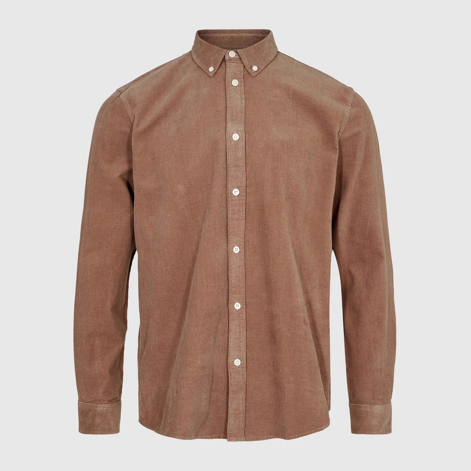 Walther 2.0 Cord Shirt 9204 greige - Image 4