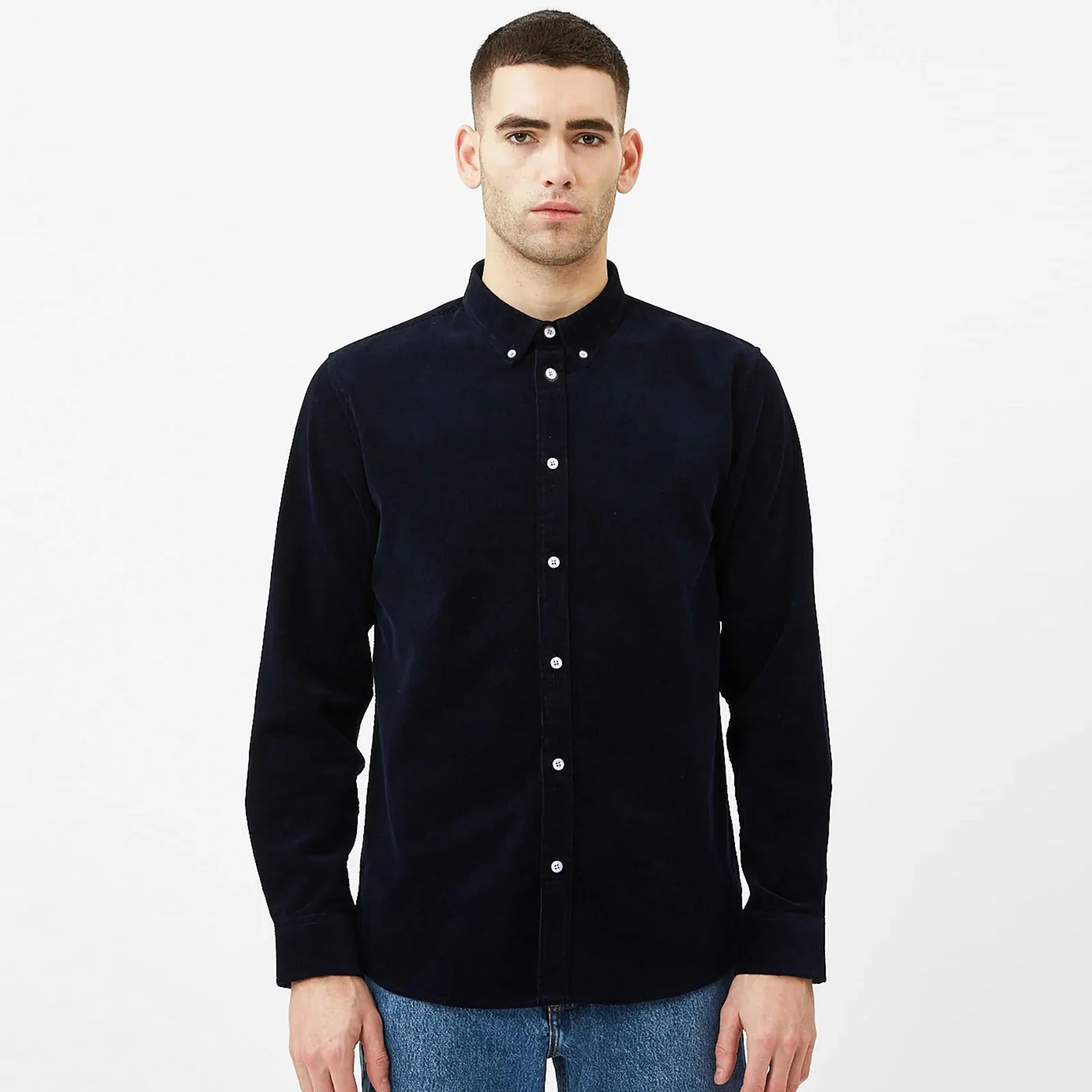 Walther 2.0 Cord Shirt navy blazer