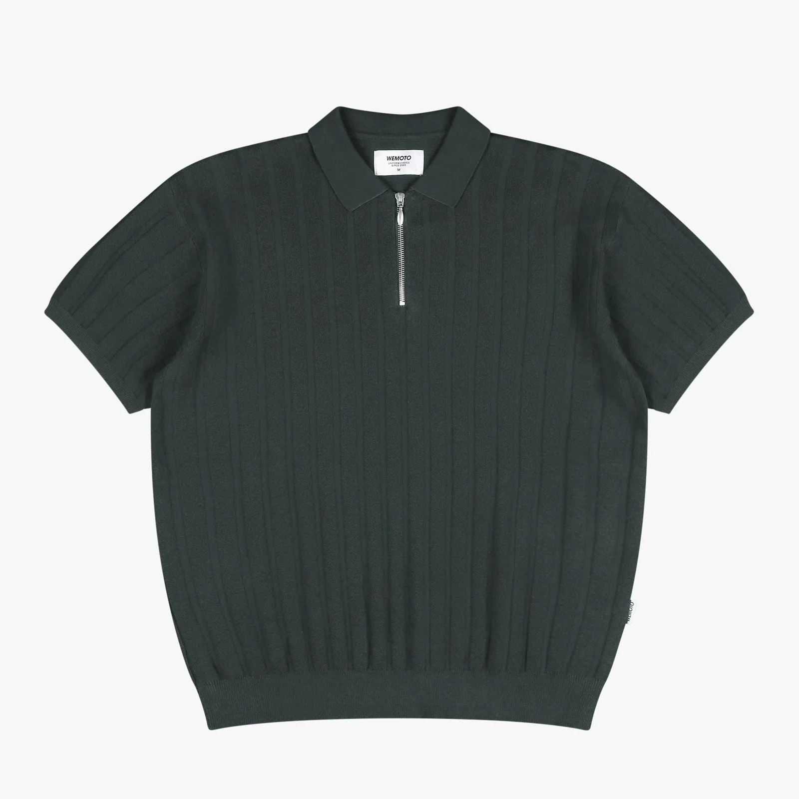 WeBo Knit Polo Shirt dark green