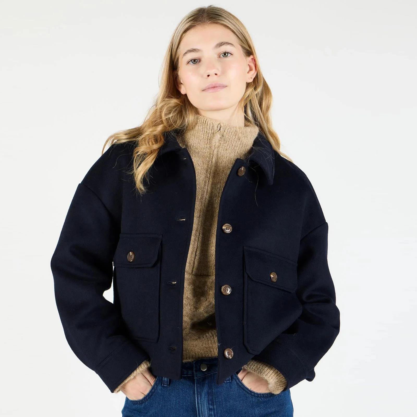 WeDemi Jacket navy blue