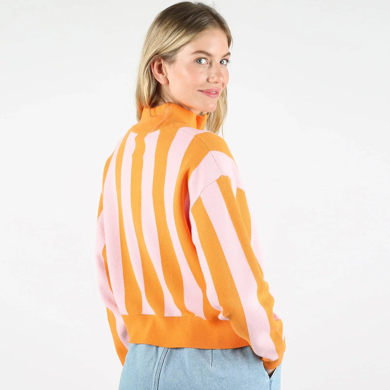 WeManon Zip Troyer peach-pink - Image 2