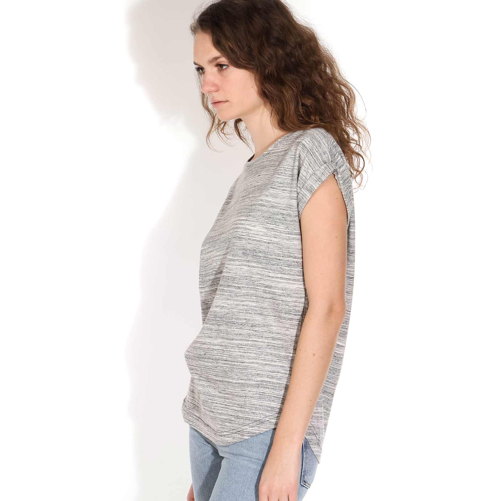 Bell Melange Top grey melange - Image 2