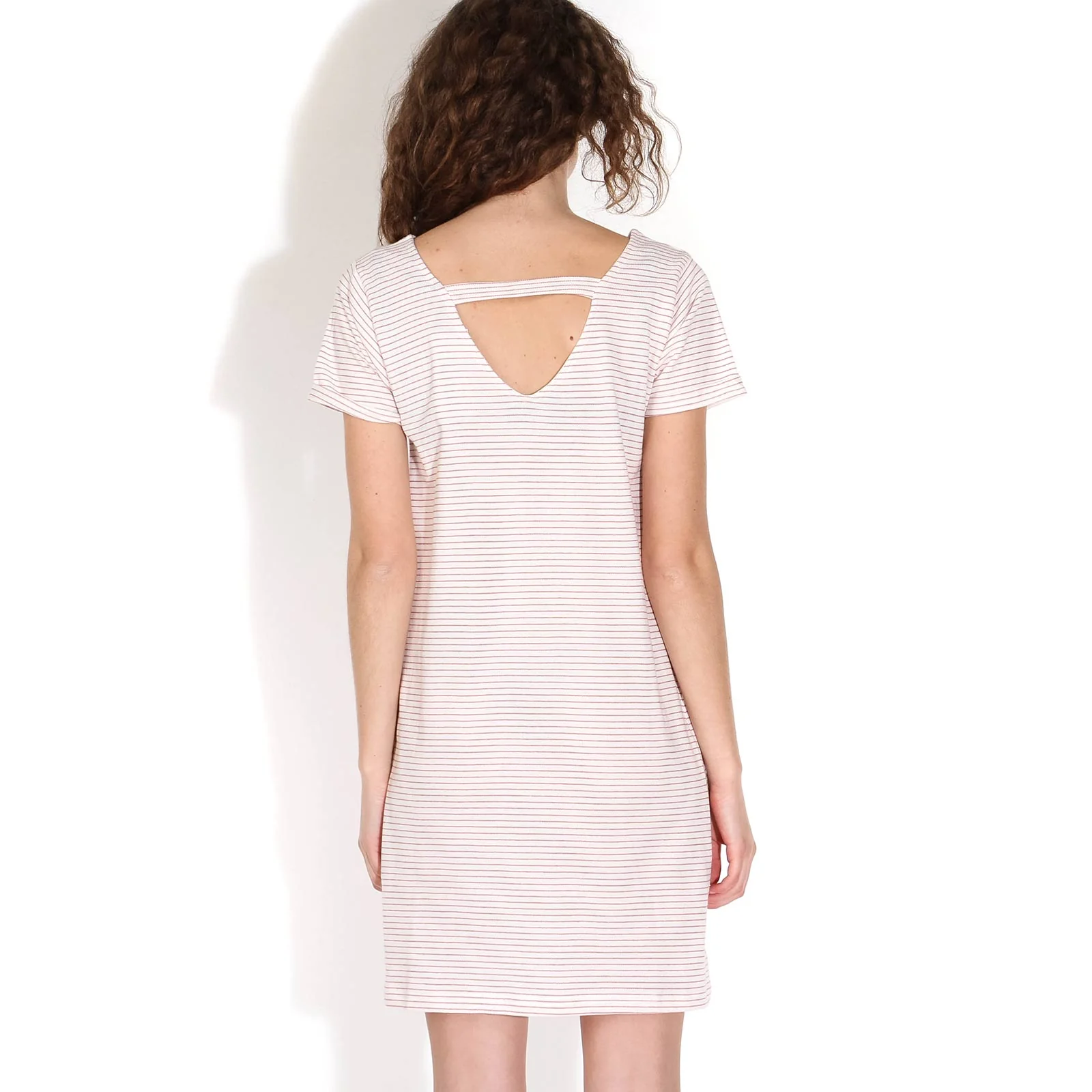 Loner Stripe Dress off white-red - Image 4