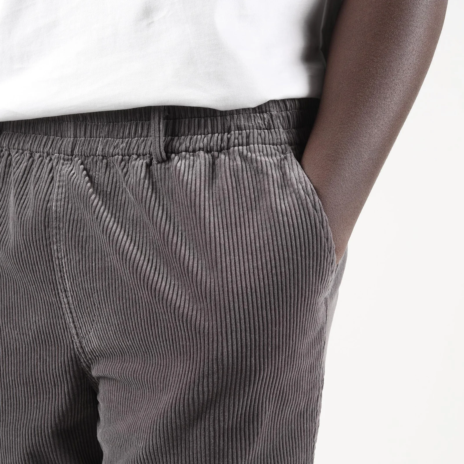 WeNeal Cord Pants charcoal - Image 3