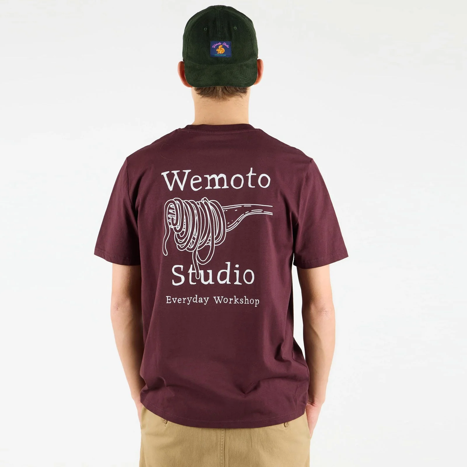WePasta Club Tee red brown - Image 2