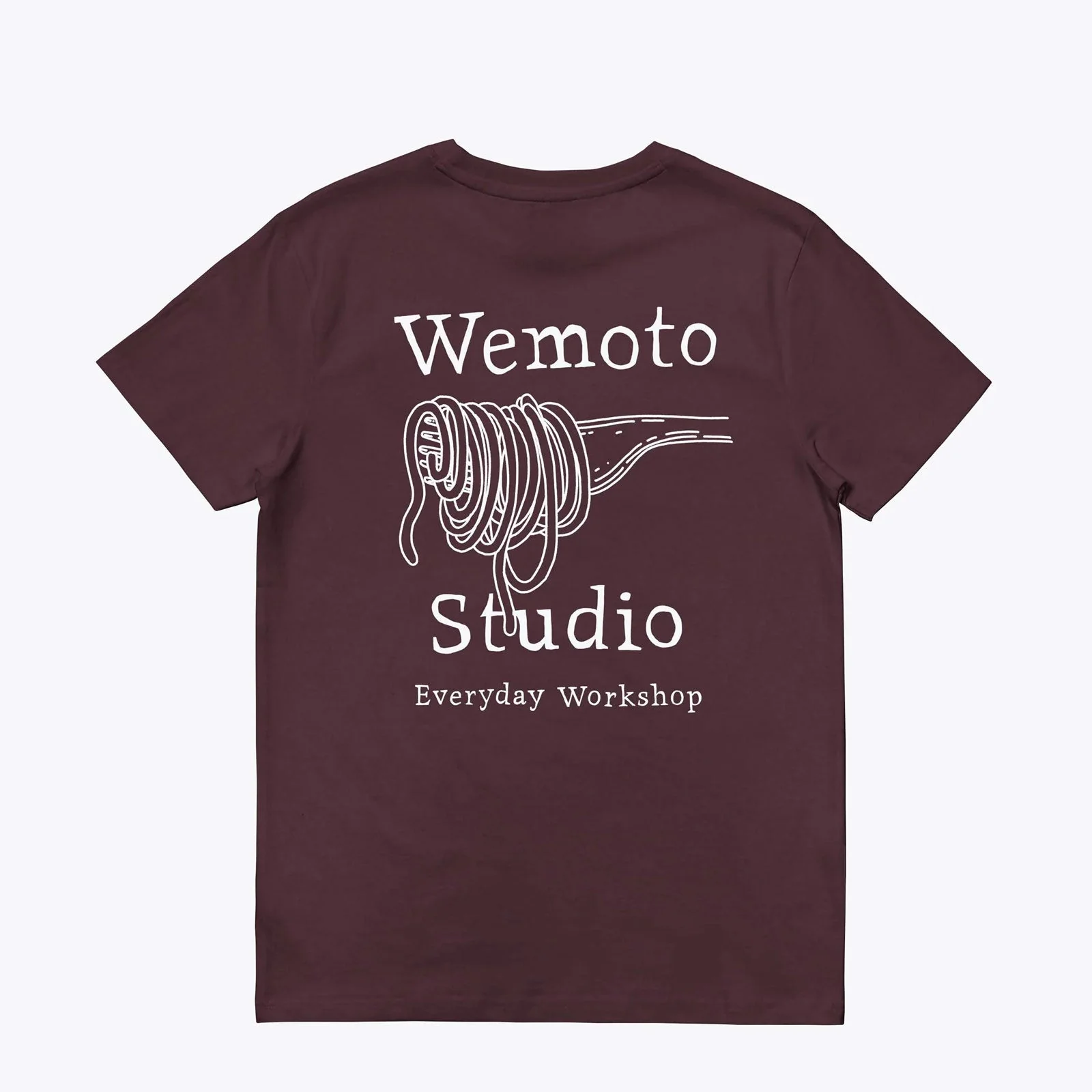 WePasta Club Tee red brown - Image 4