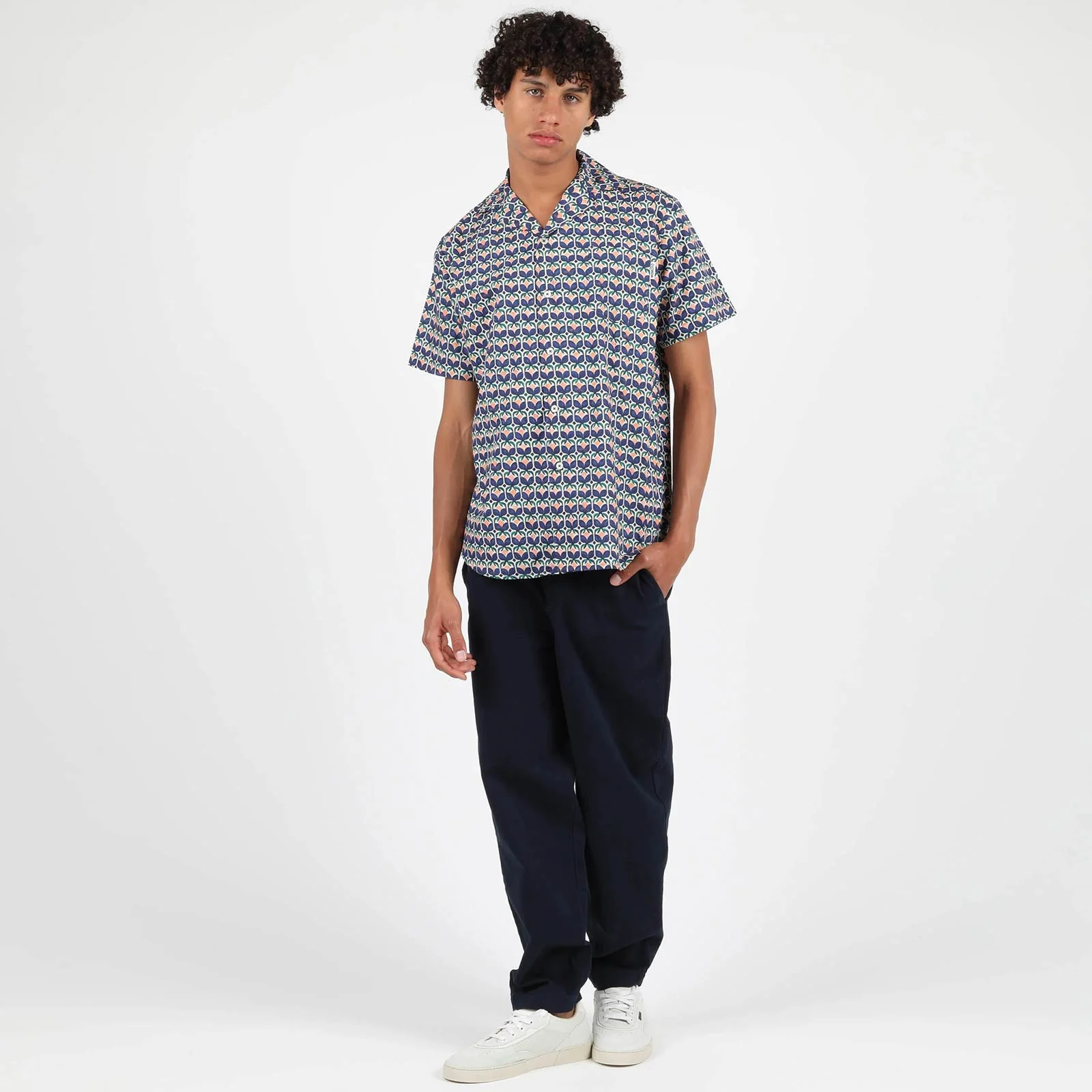 WeRobinson Short Sleeve Shirt peach - Image 3
