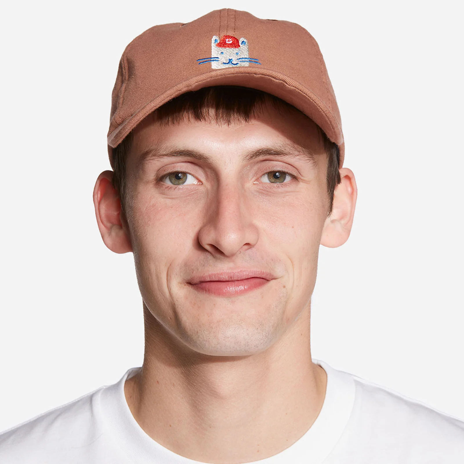 Wisker Six Pannel Cap terrakotta - Image 3