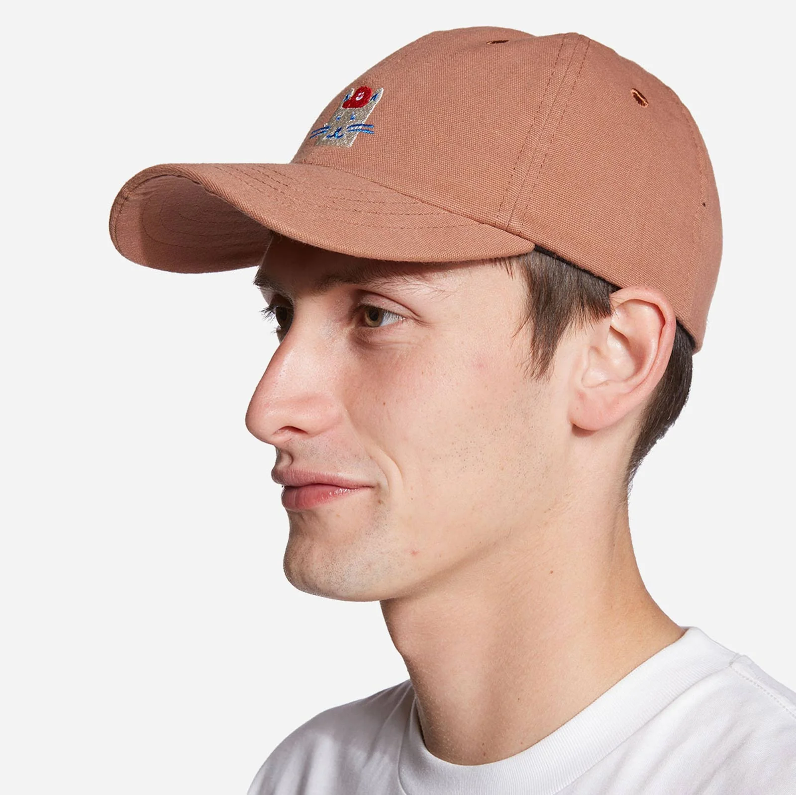 Wisker Six Pannel Cap terrakotta - Image 5