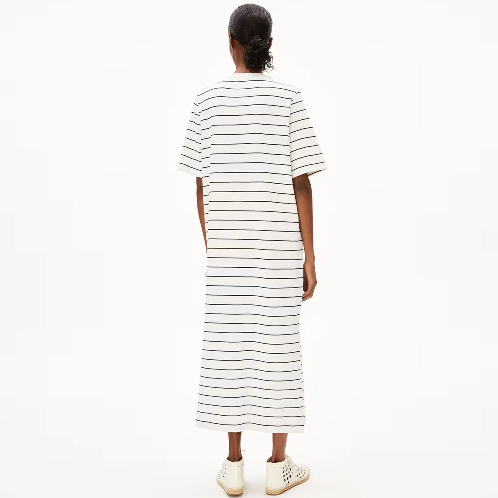 Xelinaa Fine Stripes Dress undyed/black - Image 2