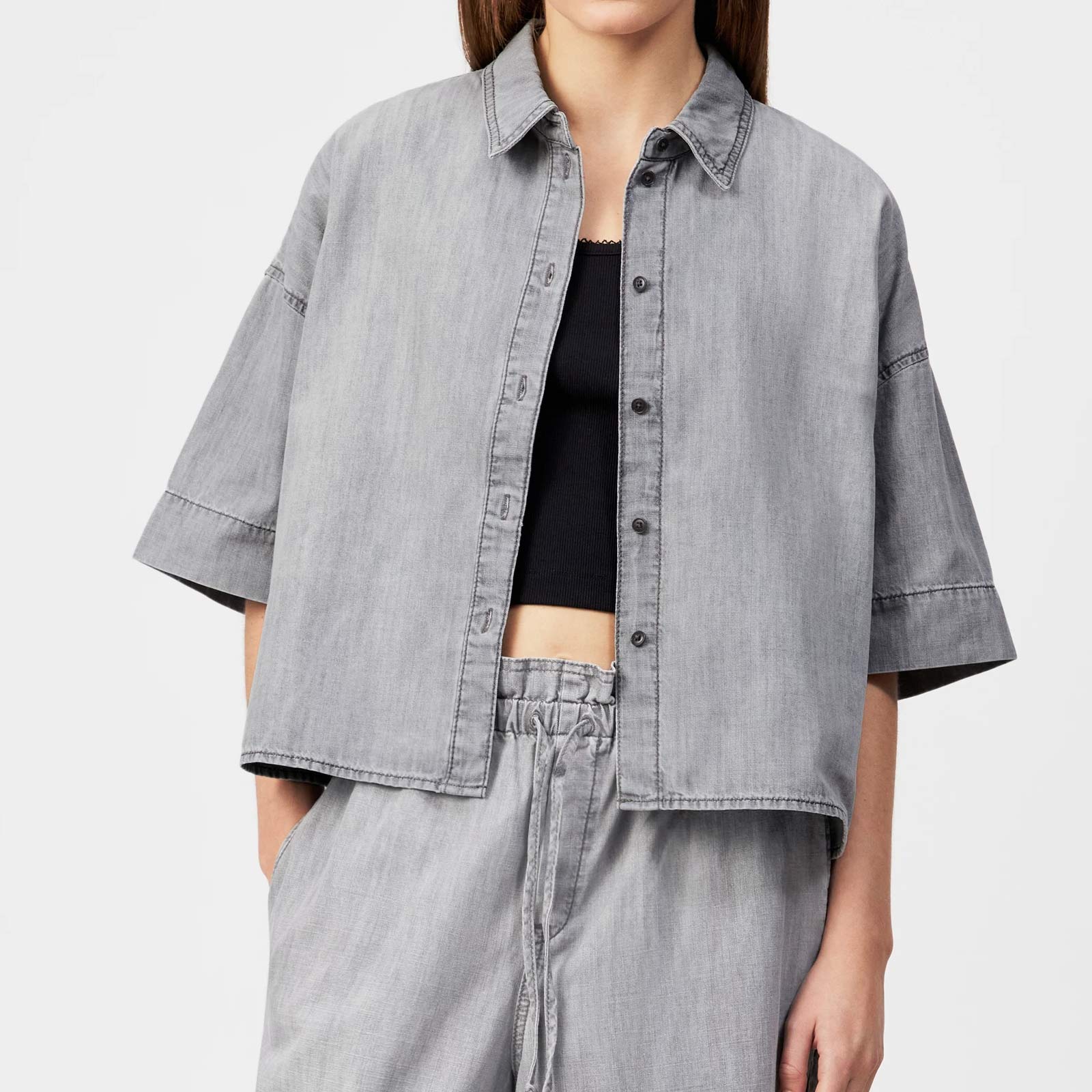 Yarika Blouse 260247 sharkskin