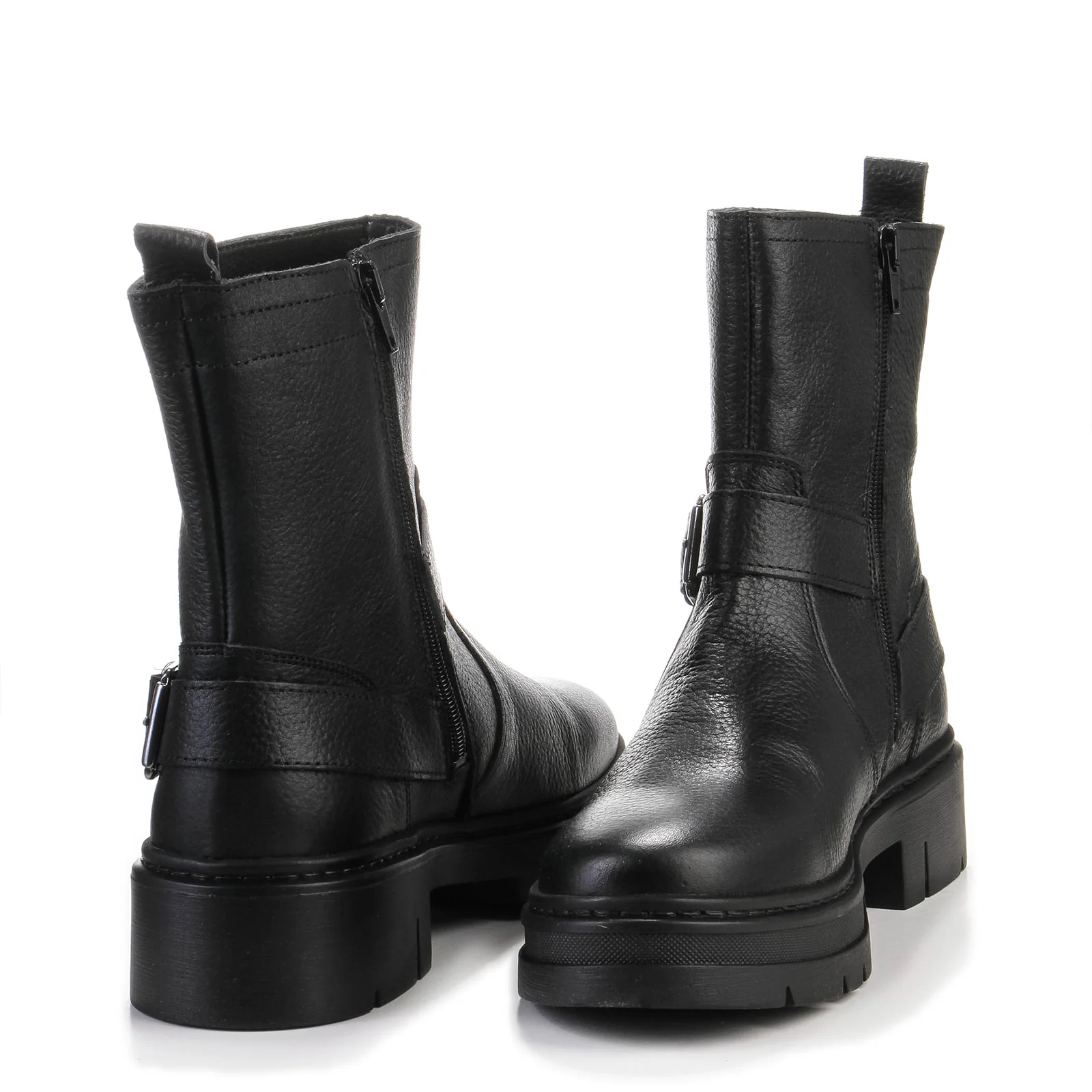 Yasmin Buckle Mid Boots black - Image 3