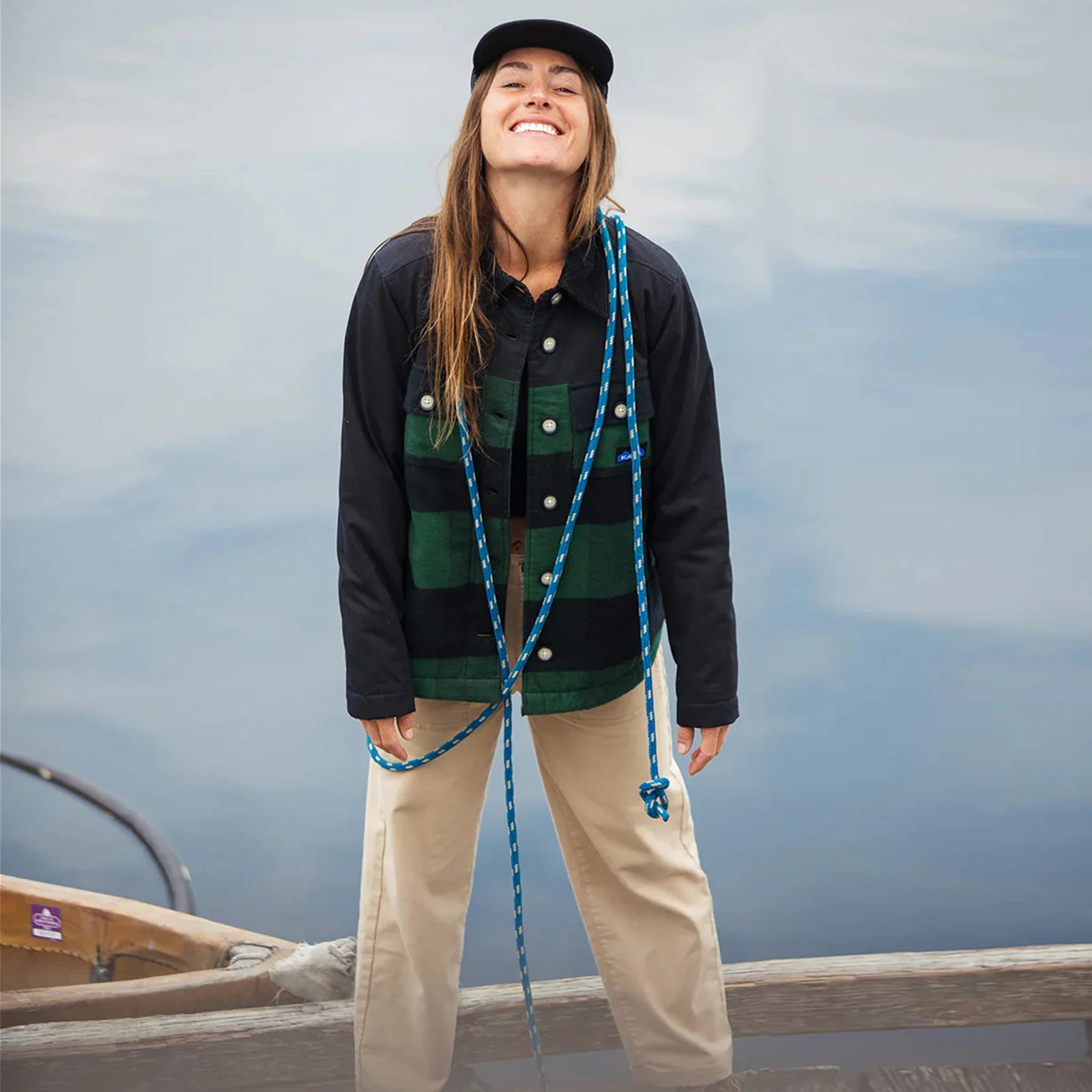 Zaltana Overshirt pine plaid - Image 2