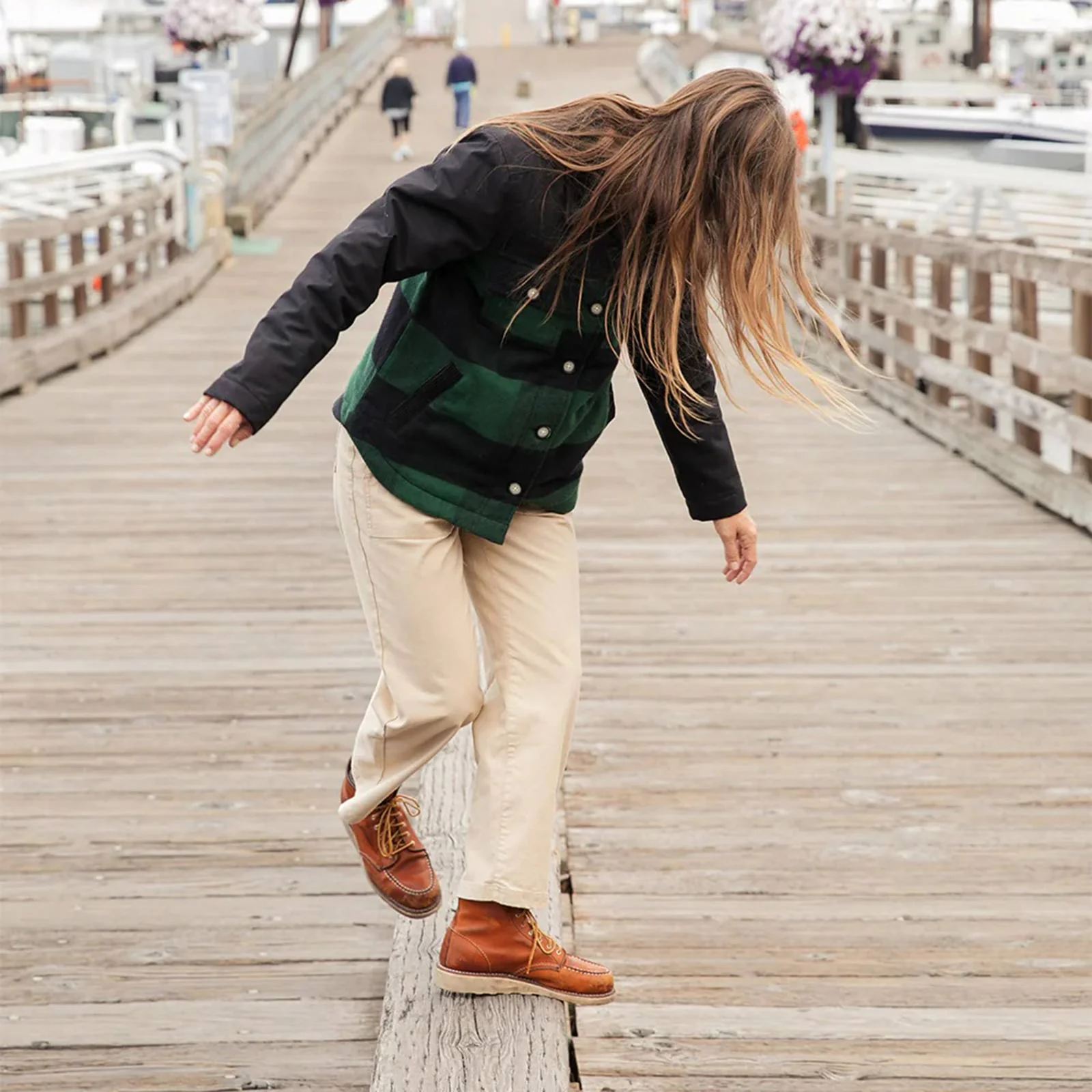 Zaltana Overshirt pine plaid - Image 3