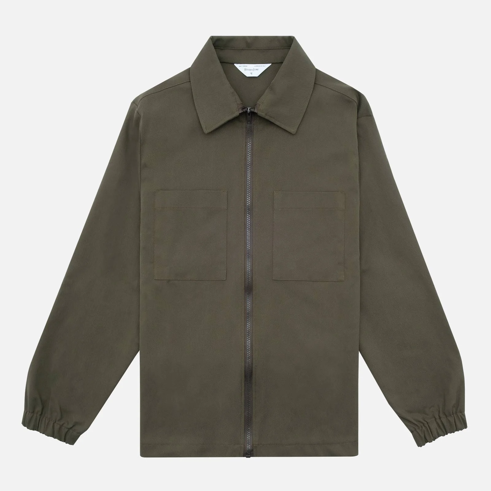 Zip Shirt verde vy